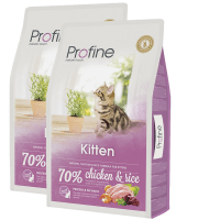 2x Profine Cat Kitten 10kg
