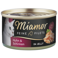 Miamor Cat Filet puszka kurczak+szynka w galarecie 100g (min. zamówienie 24 szt)