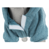 BE NORDIC Flensburg bluza z kapturem, L: 55 cm, zielono niebieska