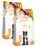 2x Calibra Dog Verve GF Adult Medium Chicken&Duck 12kg
