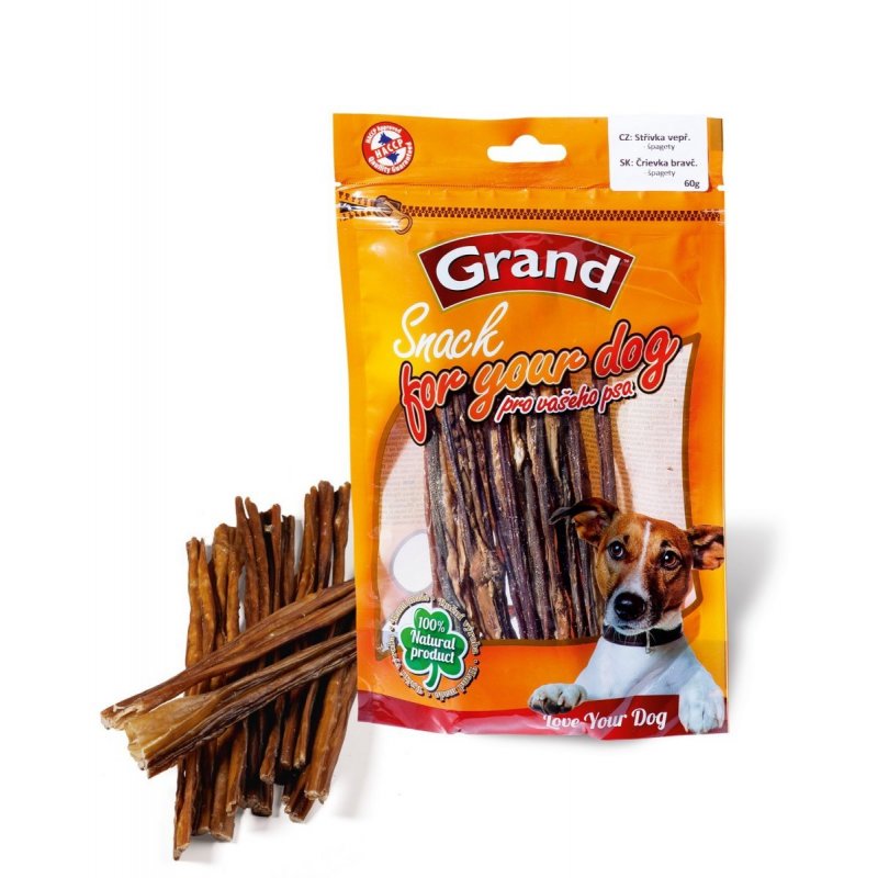 GRAND osłonka wieprzowa spaghetti suszona 60g