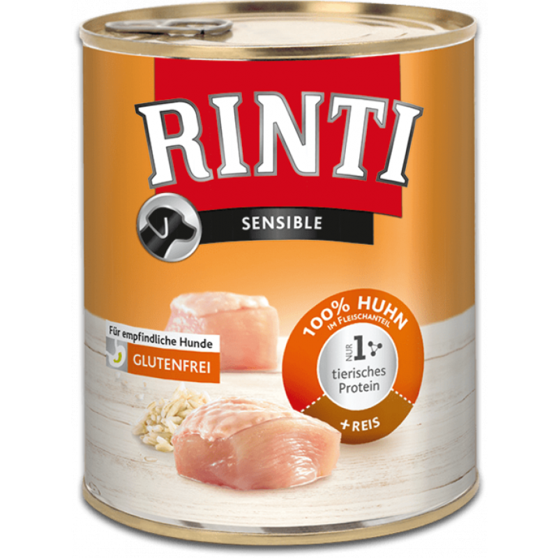 Rinti Dog Sensible Kurczak w Puszce 800g
