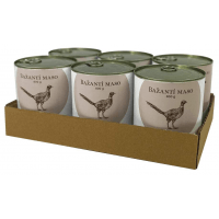 BOHEMIA Mięso bażanta we własnym soku 6x800g