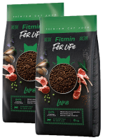 2x Fitmin Cat For Life Lamb 8 kg