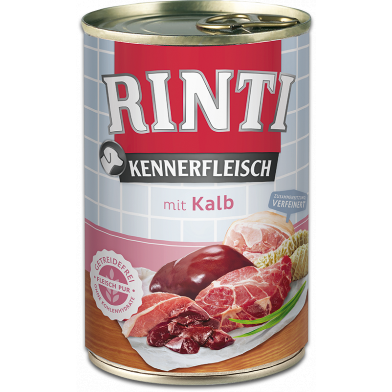 Rinti Dog Kennerfleisch konserwowana cielęcina 400g
