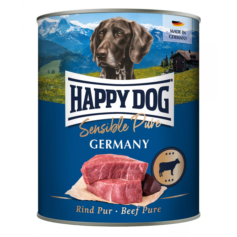 Happy Dog SENSIBLE Pure GERMANY (100% wołowina) 800 g
