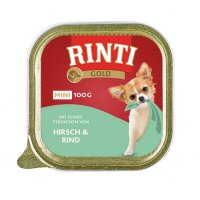 Rinti Dog Gold Mini Jeleń + Wołowina 100g