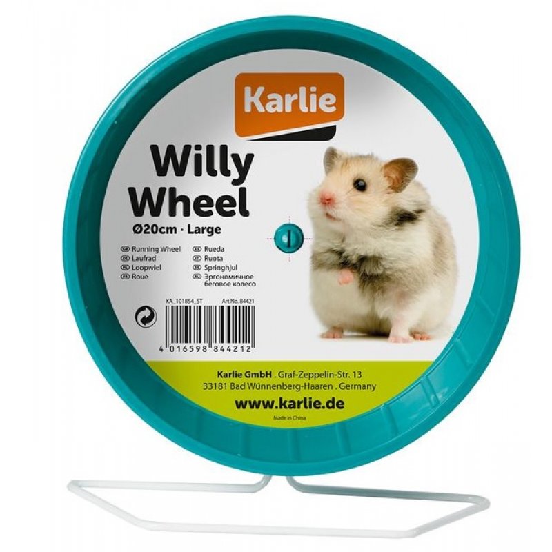 Karuzela Willy Wheel Karlie dla gryzoni plastik ø 20cm