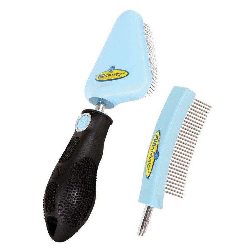 FURminator SET grzebień i szczotka dla szczeniąt Groomera