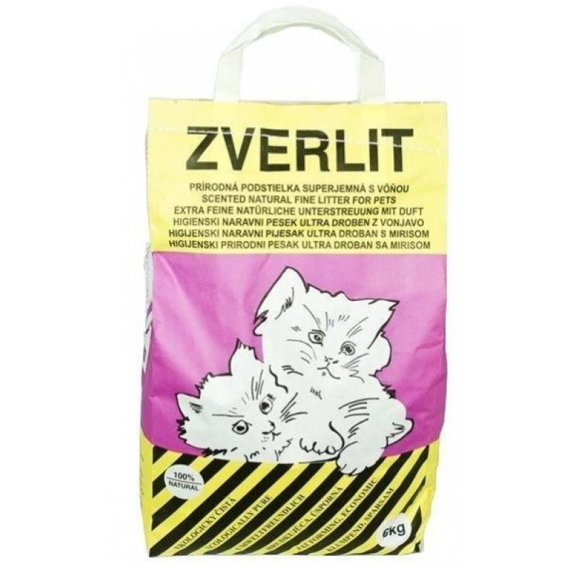 VVERLIT fioletowy super miękki zapach Kuweta dla kota 6kg