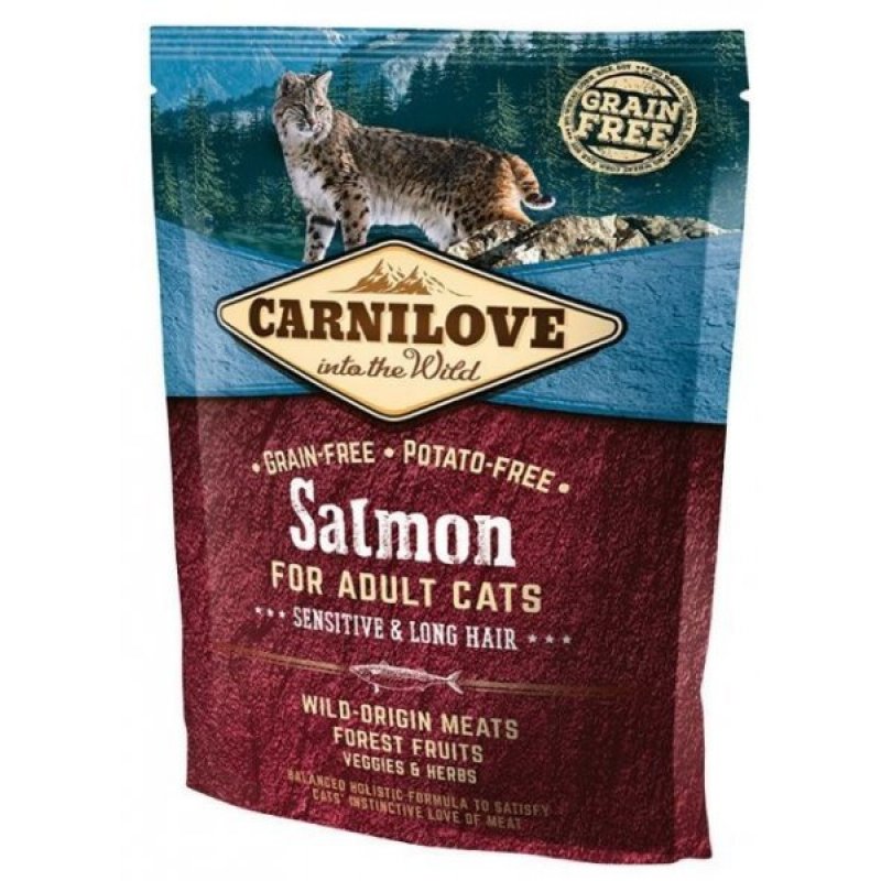 Carnilove Cat Salmon for Adult Sensitiv & LH  400g
