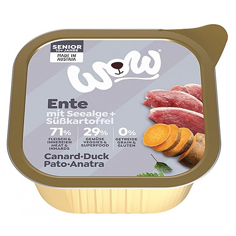 WOW Kaczka z Batatami Pasztet Senior 150g