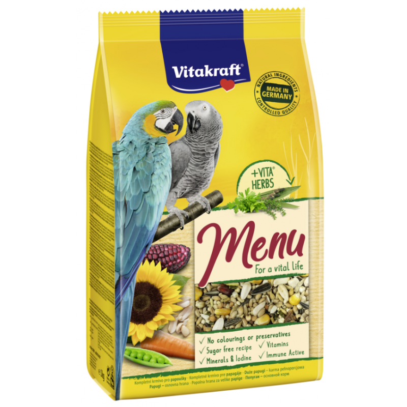 VITAKRAFT Menu Vital Parrots ASB 1kg