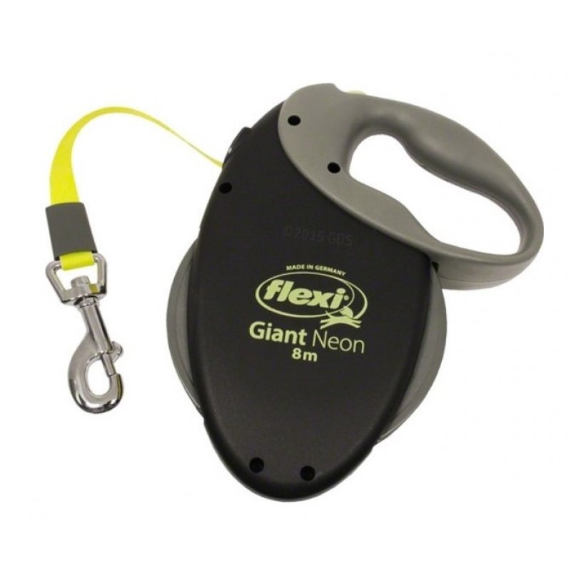 Smycz FLEXI Giant L 8m / 50kg Pas Neon
