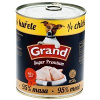 GRAND puszka dla psa drobiowego Superpremium 850g