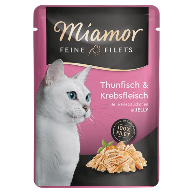 Miamor Cat Filet Galaretka z tuńczyka + krab 100g