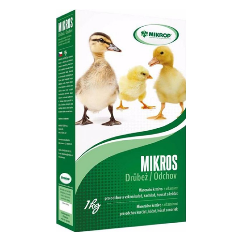 Mikros Poultry plv 1kg pudełko