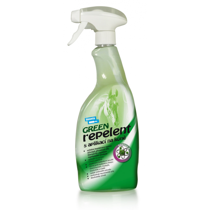 Odstraszacz z aplikacją na konie ZIELONY 750ml
