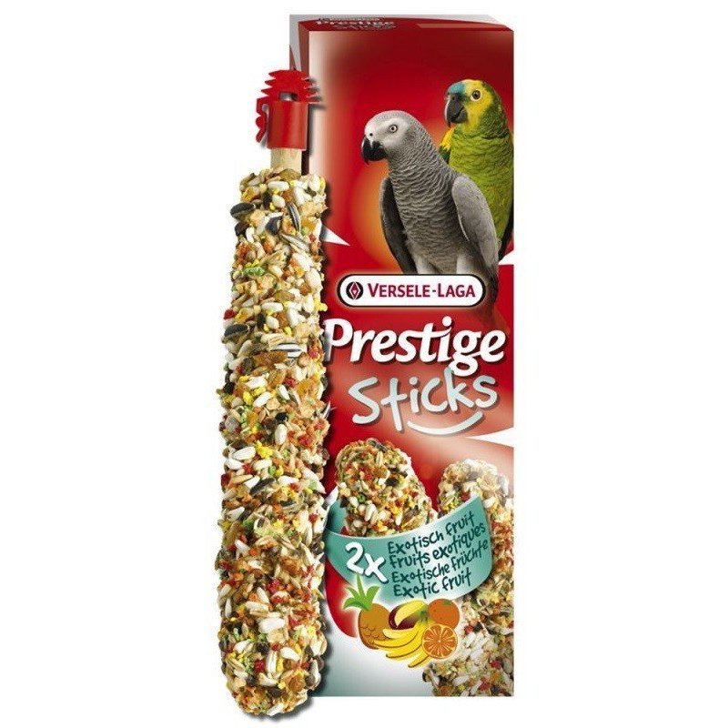 VL Prestige Pałeczki dla dużych papug Owoce egzotyczne 2x70g