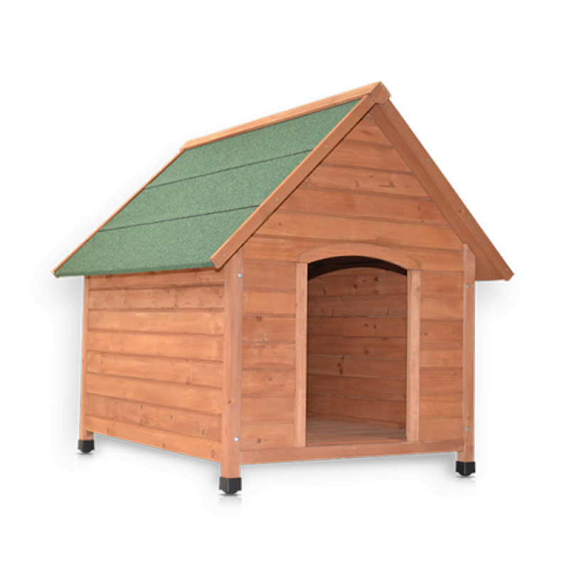 Drewniana buda dla psa PIKA Door 73 x 76 x 75,5 cm