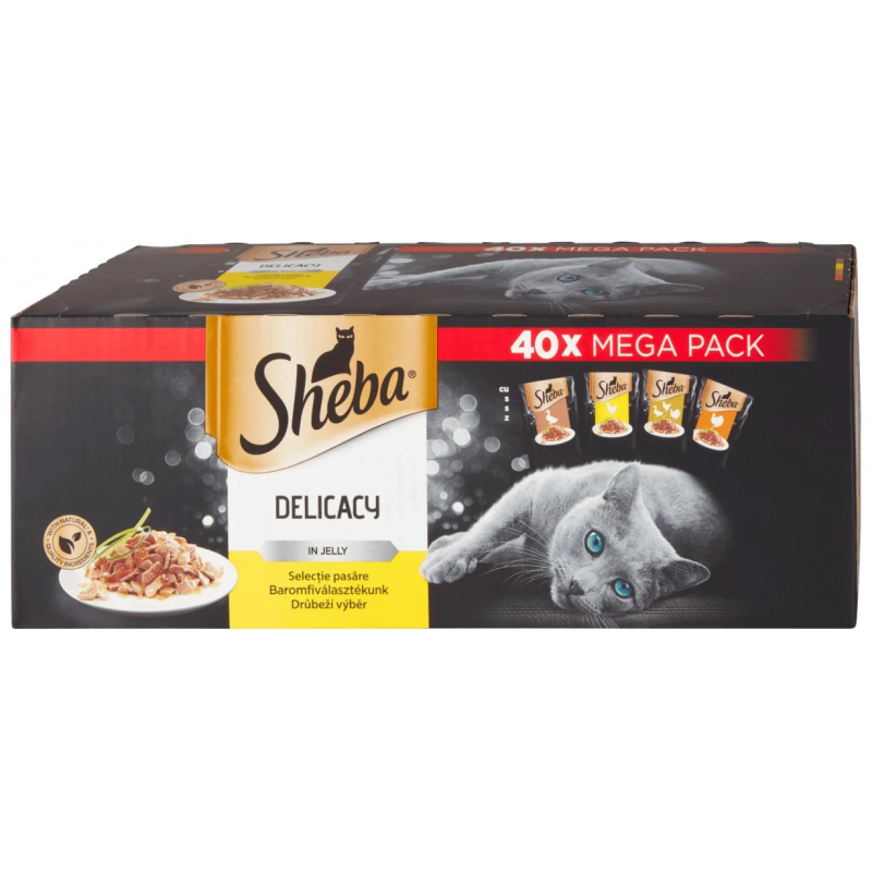 Sheba Poultry saszetki 40x85g