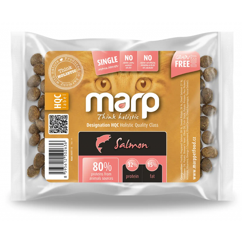 Marp Holistic Salmon CAT - łosoś bez zbóż dla kotów próbka 70g