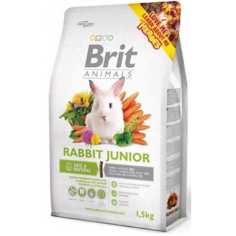 Brit Animals Rabbit Junior Complete 1,5 kg