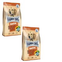 2x Happy Dog NaturCroq Rind & Reis 15kg