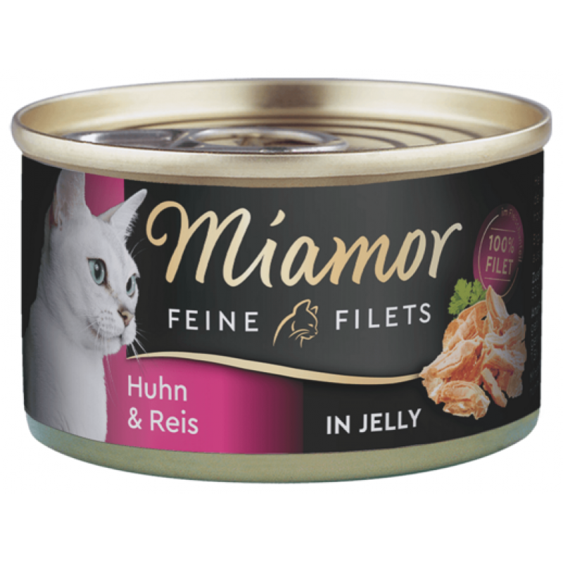 Miamor Cat Filet puszka kurczak + ryż w galarecie 100g