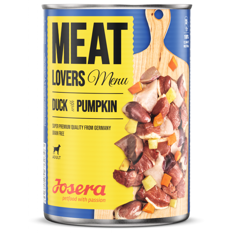 Josera Dog Meat Lovers Menu Duck with Pumpk. 400g