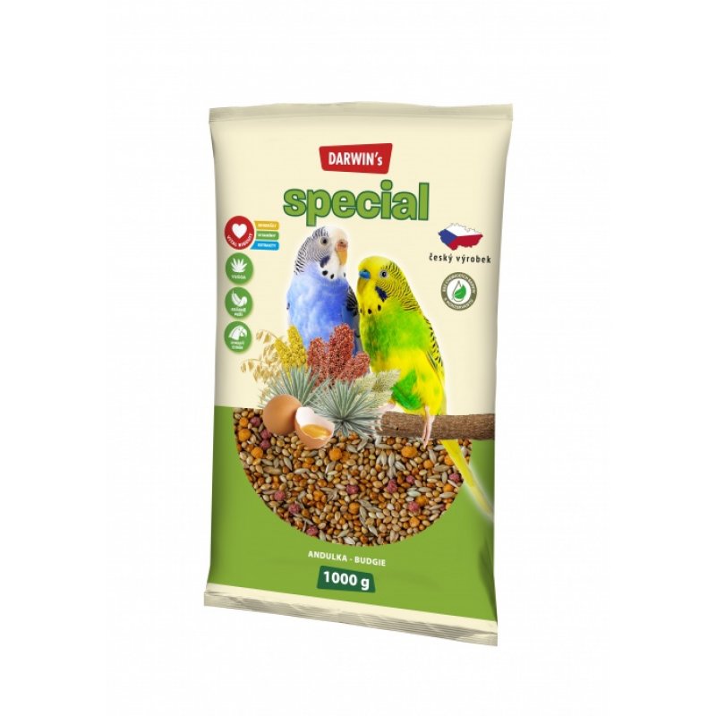Darwin&#39;s Budgie Special 1kg