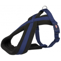 Szelki nylonowe PREMIUM 35-65cm/20mm (S), granatowe