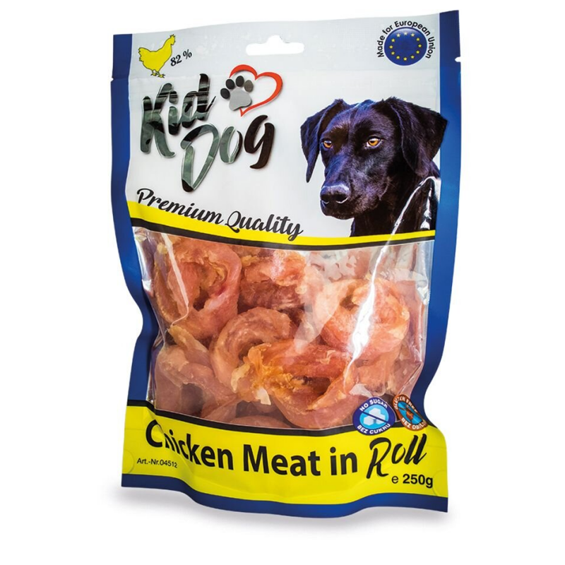KIDDOG Mięso z kurczaka w rolce 250 g
