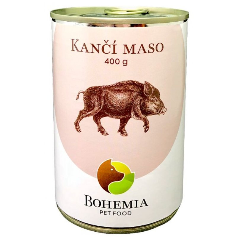 BOHEMIA Mięso z dzika we własnym soku 400g
