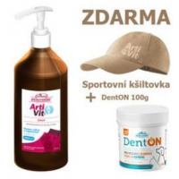 VITAR Veterinae ArtiVit Sirup1000ml+DentON100+beżowa czapka