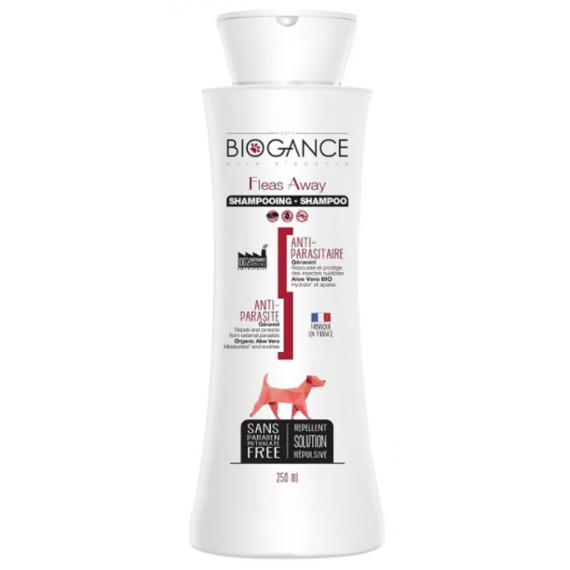 Biogance szampon Fleas away - DOG Przeciwpasożytniczy 250ml
