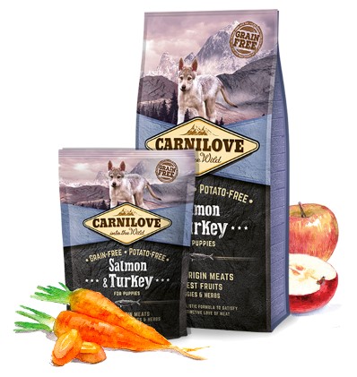 Carnilove Salmon & Turkey dla szczeniąt