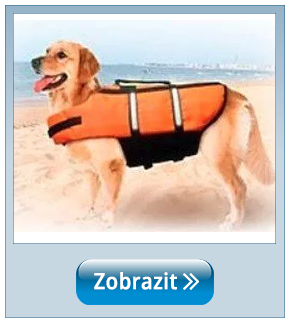 Karlie Vesta plavací pro psy oranžová