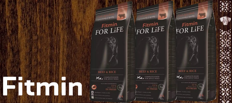 Fitmin For Life Beef & Rice hypoalergenní granule pro psy